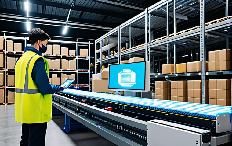 AI-Powered Logistics**

"A modern, brightly lit warehouse interior. Robots are efficiently sorting packages on conveyor belts, while a data analyst in a smart casual outfit monitors the system from a holographic display. Fully clothed, appropriate attire, safe for work, perfect anatomy, correct proportions, professional environment, well-formed hands, proper finger count, natural body proportions, family-friendly."

**